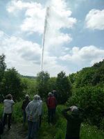 Exkursion in das Ahrtal - 15 Brohltal-Wehr - 40m-Geysir im Carbowerk (Bildautor: Dr. Isa Wenkenbach)